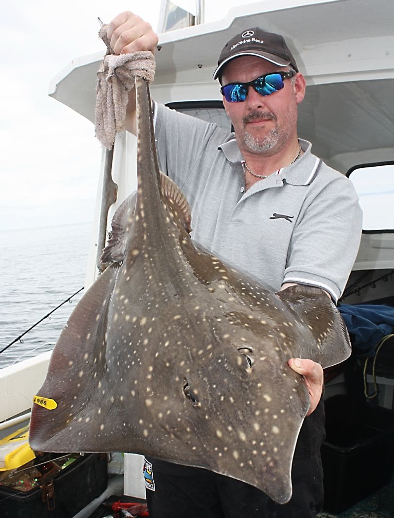 common skate, deepwater angling, offshore, terrys travels, specimens